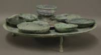 Lot 151 - A bronze Supper Set