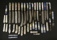 Lot 11 - A collection of knives and forks