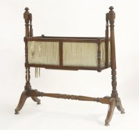 Lot 611 - A Regency mahogany rocking cradle