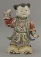 Lot 415 - An unusual and interesting porcelain Karako