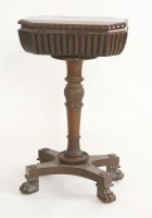 Lot 1580 - A Victorian rosewood teapoy