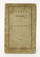Lot 114 - SLAVERY AND ABOLITION - JUVENILE:
Cuffy’s Description of the Progress of Cotton