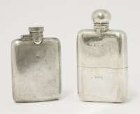 Lot 179 - A Victorian silver hip flask
