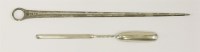 Lot 180 - A George III silver marrow scoop