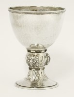 Lot 184 - A silver goblet