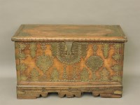 Lot 665 - An antique Eastern hardwood chest