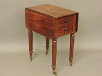 Lot 633 - A Victorian mahogany work table