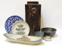 Lot 1286 - A studio pottery fish dish