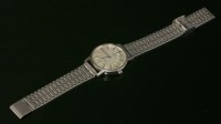 Lot 386 - A gentlemen's stainless steel Omega Seamaster watch