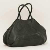 Lot 1024 - A Vivienne Westwood black leather handbag