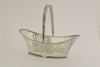 Lot 404 - A German silver bread basket