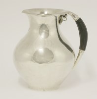 Lot 531 - A Danish silver water pitcher designed by Jørgen Jensen in 1923