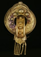 Lot 41 - A Victorian garter-style knot brooch