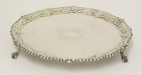 Lot 441 - A George III silver salver