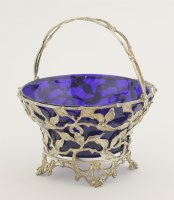 Lot 462 - A Victorian silver basket