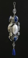 Lot 118 - A silver Arts & Crafts blister pearl