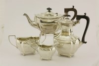 Lot 510 - A George V four-piece silver tea service