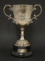 Lot 521 - A Victorian silver racing trophy cup