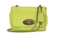 Lot 1065 - A Mulberry 'Lily' textured pistachio-coloured leather small shoulder handbag