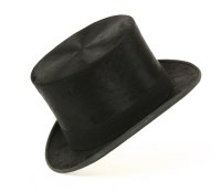 Lot 1362 - An Harrods of London black silk top hat