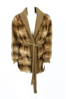 Lot 1394 - A Maxwell Croft soft tan-coloured coney fur jacket