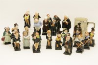 Lot 140 - A collection of twenty five Royal Doulton Dickensian figures