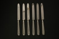 Lot 549 - A set of twenty-four George III silver knives