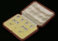 Lot 183 - An Art Deco cased mother-of-pearl