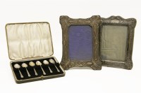 Lot 86 - Two silver photograph frames