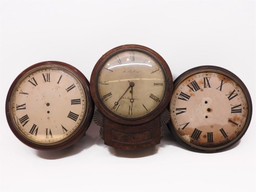 Lot 239 - A Regency mahogany wall clock