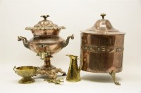 Lot 223 - A quantity of brass and copper wares