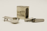 Lot 95 - A collection of silver items