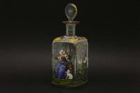 Lot 157 - A bohemian glass decanter and stopper
