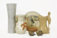 Lot 276 - A quantity of decorative ceramics to include a Royal Doulton Dickensware 'Mr Pickwick' plate