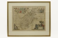 Lot 326 - An old map of Northamptonshire