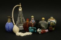 Lot 101 - A small collection of scent bottles