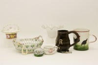 Lot 257 - Wemyss pottery mug