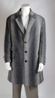 Lot 310 - A gentlemen's Vivienne Westwood black and grey wool overcoat