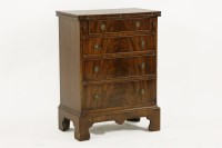 Lot 510 - A Georgian style mahogany bachelors chest