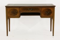 Lot 518 - An Edwardian inlaid mahogany desk