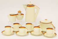 Lot 91 - A Clarice Cliff part coffee set