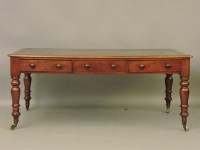 Lot 526 - A Victorian mahogany library table
