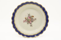 Lot 141 - A Worcester Dr Wall period porcelain plate