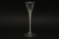 Lot 158 - An 18th century style wine glass