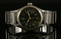 Lot 411 - A gentlemen's military A-11 World War II Bulova mechanical strap watch