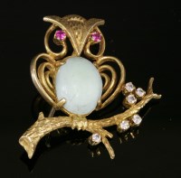 Lot 207 - A 9ct gold novelty turquoise