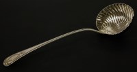 Lot 563 - A George III silver ladle