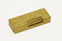 Lot 49 - A Dunhill gold plated lighter