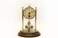 Lot 420 - A 19th/ 20th century brass anniversary clock