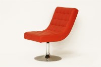Lot 545 - A contemporary swivel chair